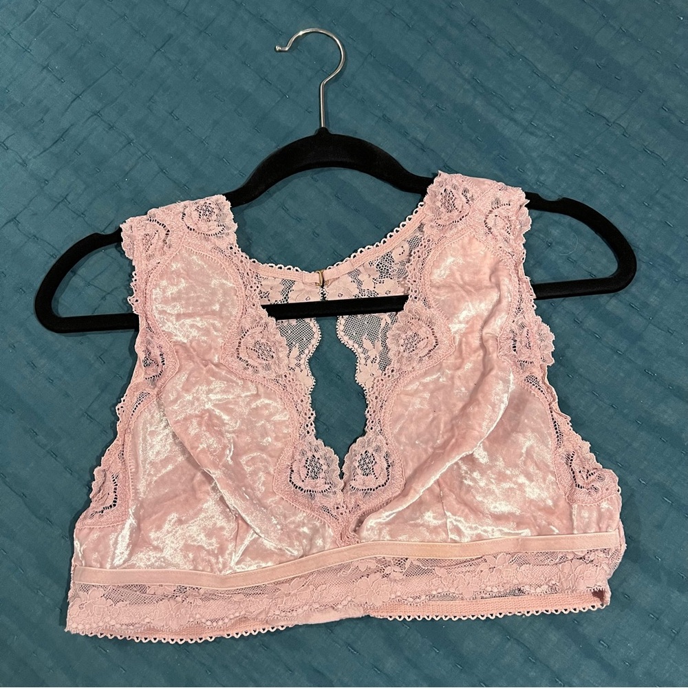 Victoria Secret Velvet Lace Bralette